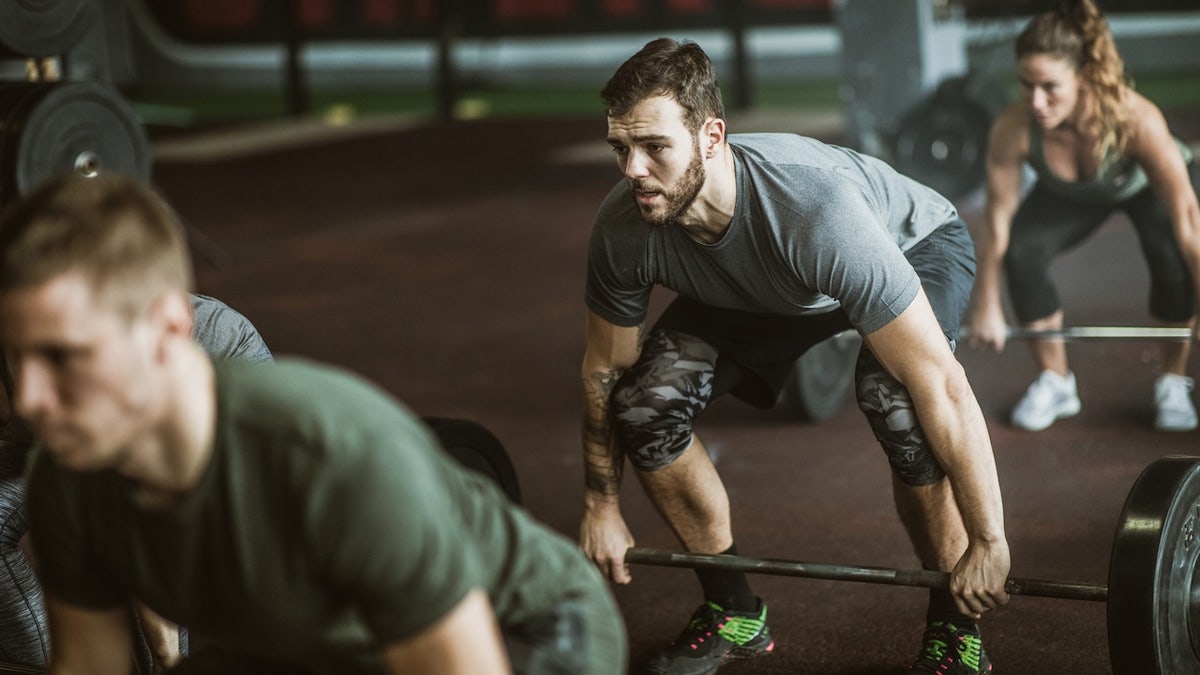 Deadlifting soldiers