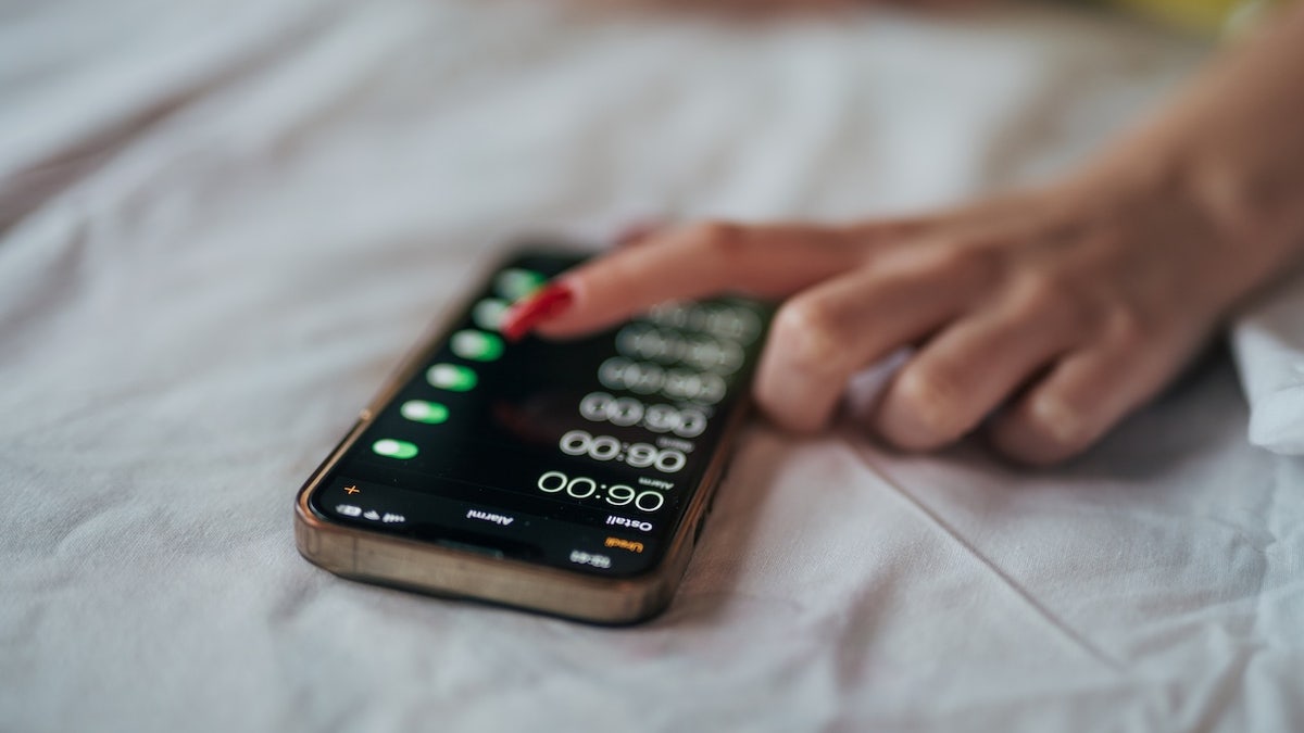 Snooze button on the phone