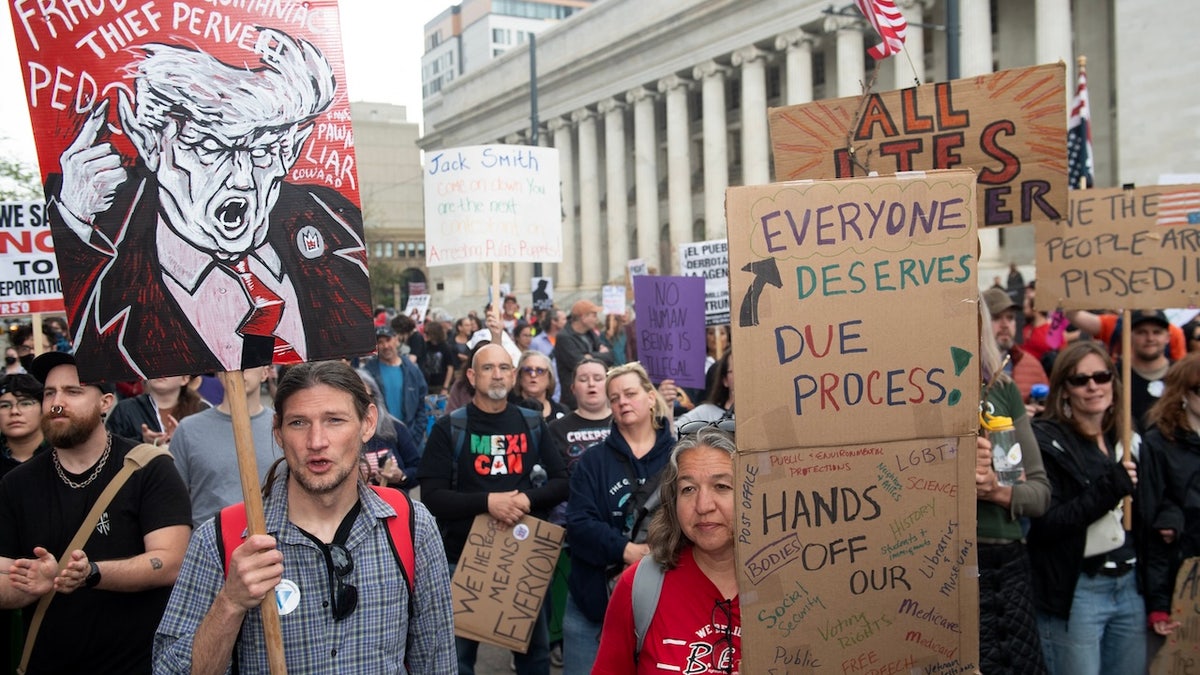 Protesters in Washington, DC