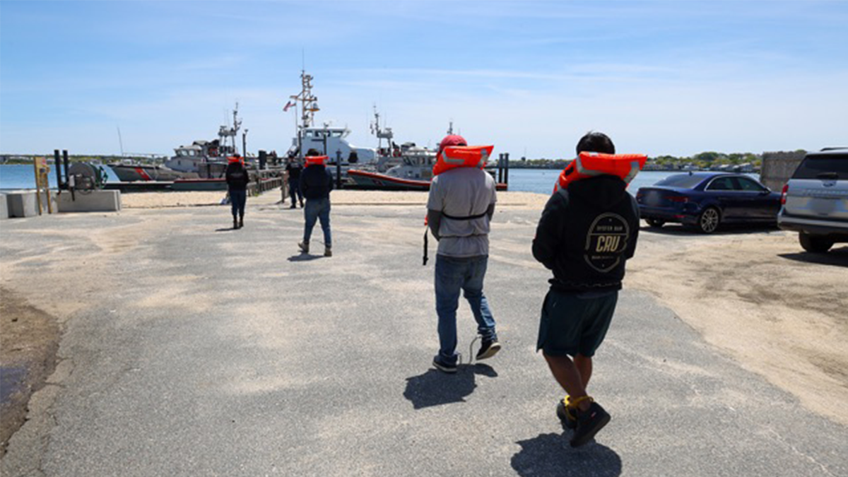 ICE, who worked with various federal agencies of the law, on Tuesday performed a series of immigration application operations to Nantucket and Martha's Vineayard. Said a statement of ice "About 40" The people were arrested as a result of the operations, including a member of the MS-13 band and at least a sexual offender.