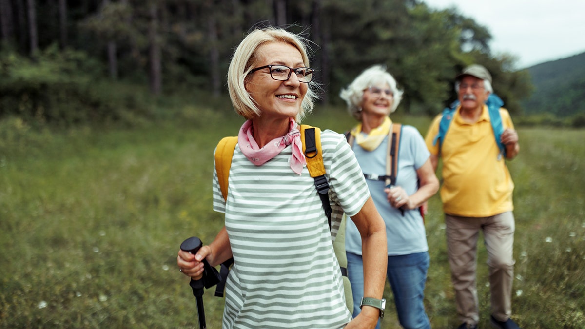 Older woman who houses with friends