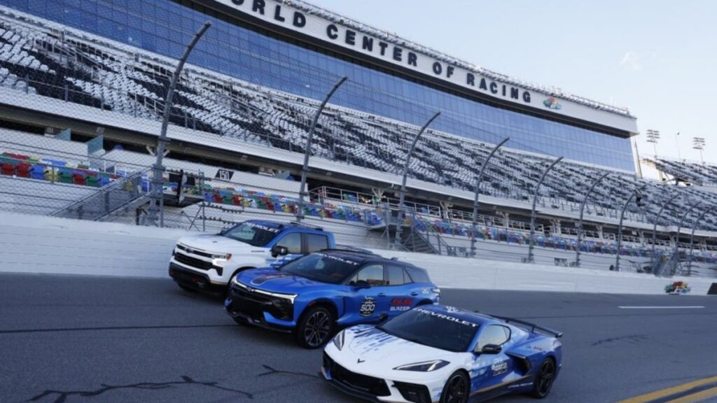 Chevy makes history in Daytona 500 with the first electric rhythm car