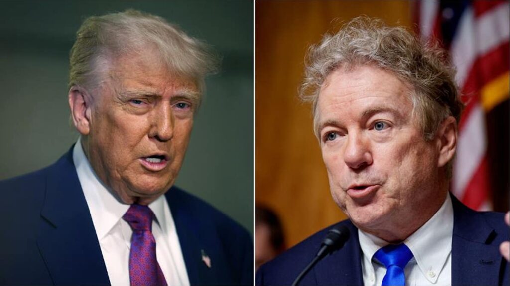 Trump warns Rand Paul that he is playing "Hands of the Democrats" with a great opposition and beautiful Bill "