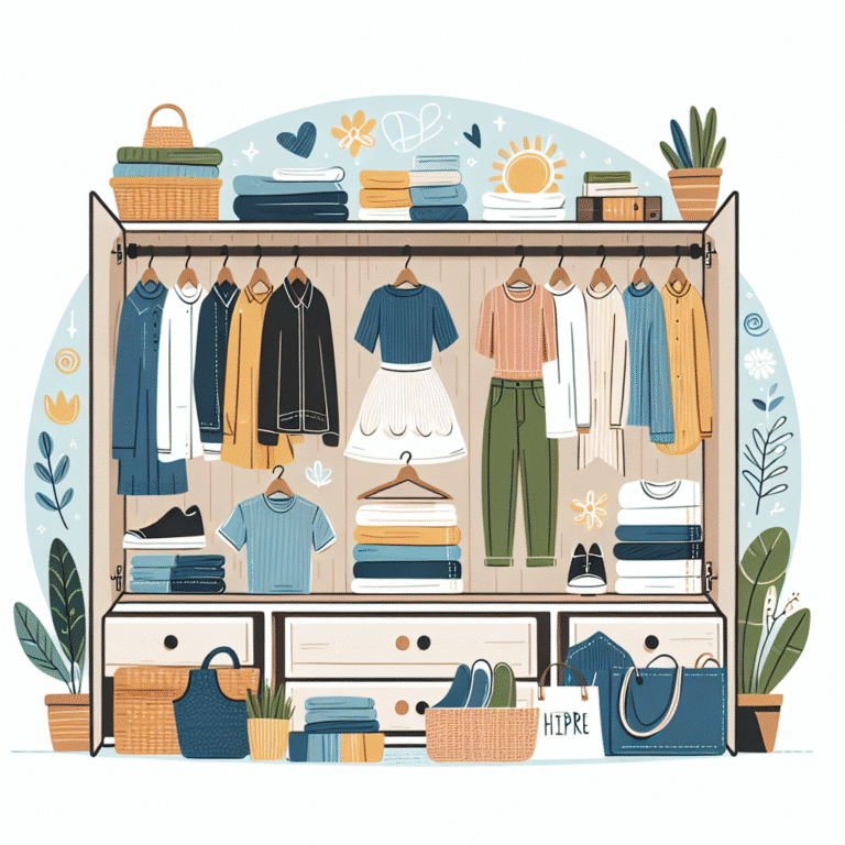 criar um guarda-roupa cápsula sustentável e econômico