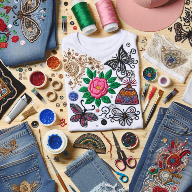 projetos de customização de roupas