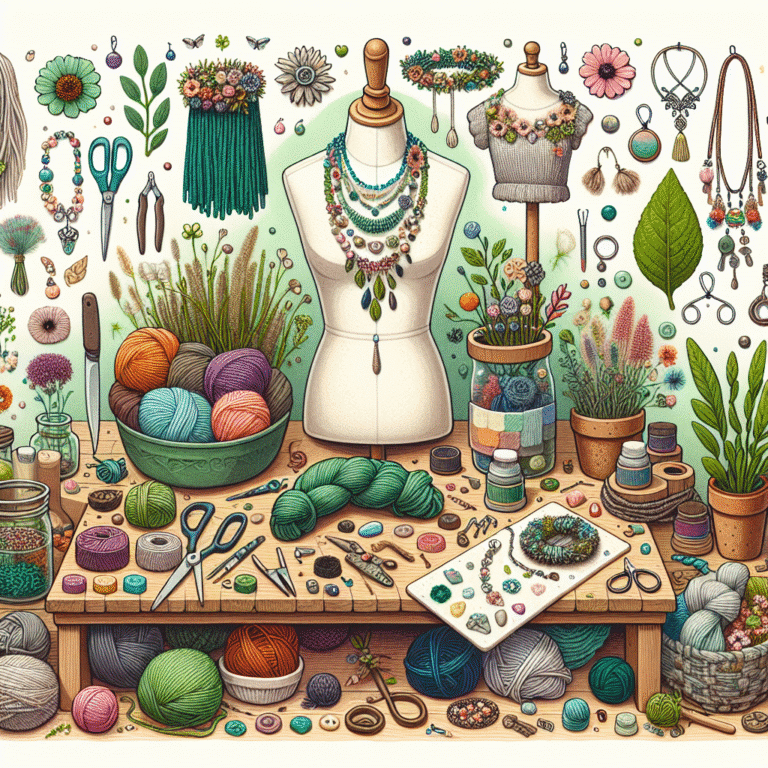 DIY acessórios de moda ecológicos