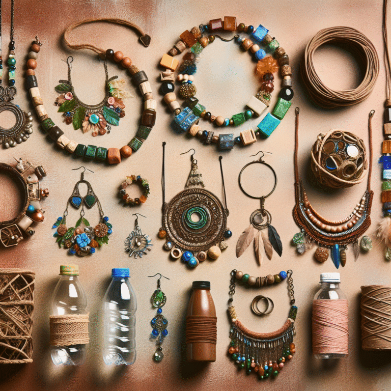 bijuterias feitas com materiais reciclados: moda consciente