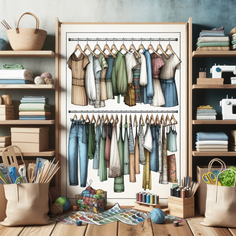 como montar guarda-roupa sustentável