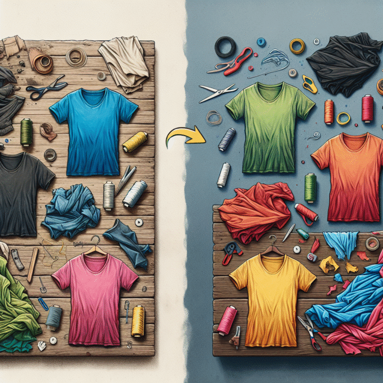 transformar camisetas velhas em novas