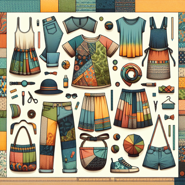 roupas DIY com materiais reciclados