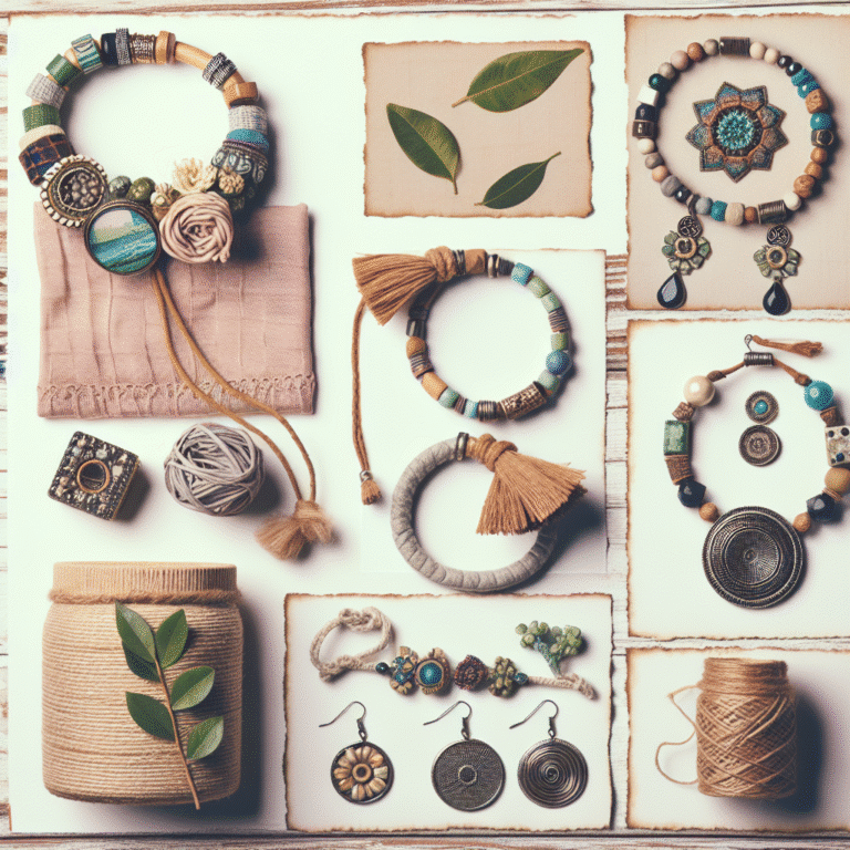 DIY acessórios de moda ecológicos