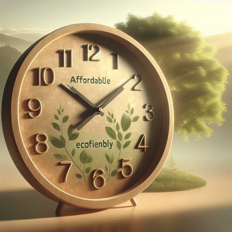 relógios ecológicos acessíveis: a hora da conscientização