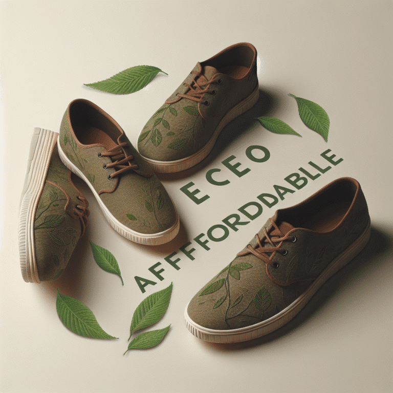 sapatos ecológicos acessíveis que não pesam no bolso