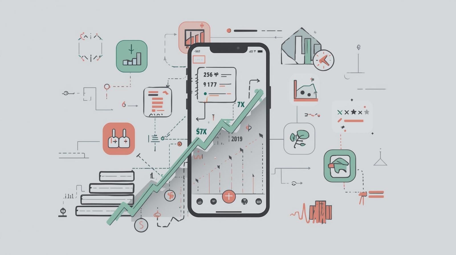 Educação financeira digital com uso de aplicativos e tecnologia para controle de gastos e organização financeira.