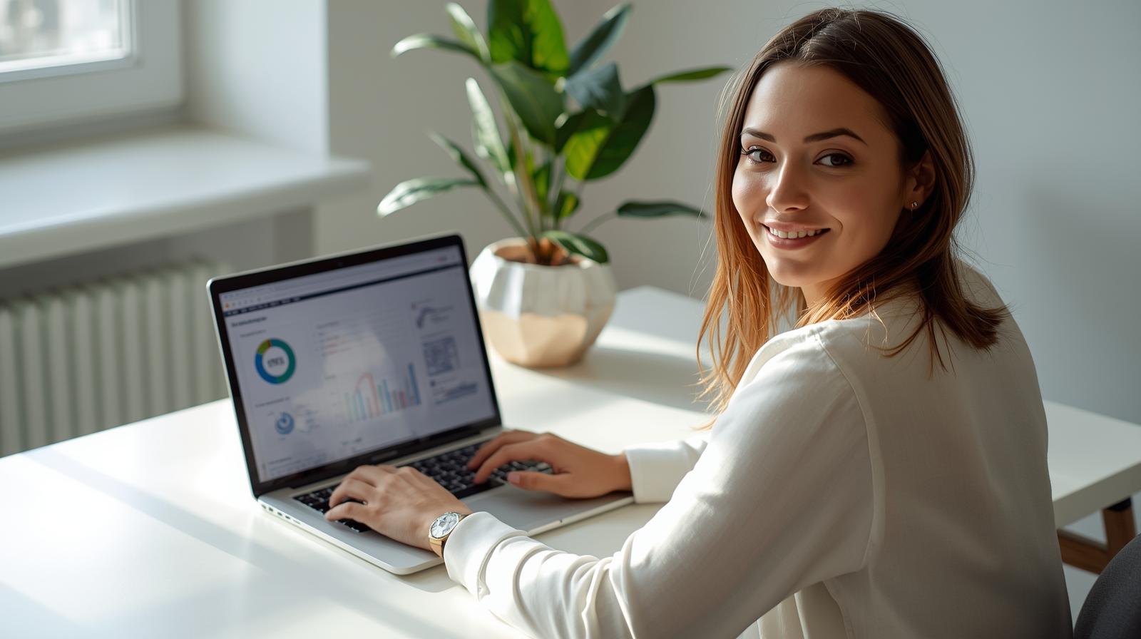 Pessoa utilizando notebook em casa, estudando formas de gerar renda extra pela internet, com ambiente organizado e clima de concentração e aprendizado digital.