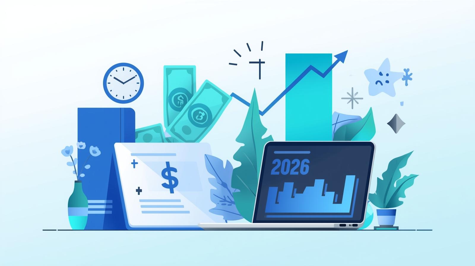 Organização financeira pessoal em 2026 com planejamento e controle de gastos