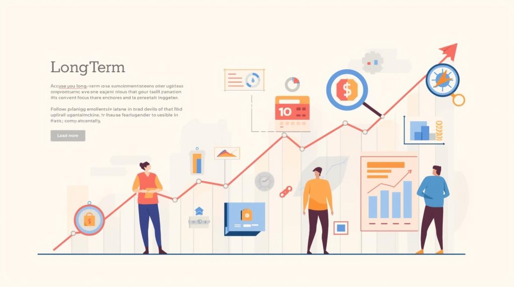 Planejamento financeiro de longo prazo para construção de riqueza