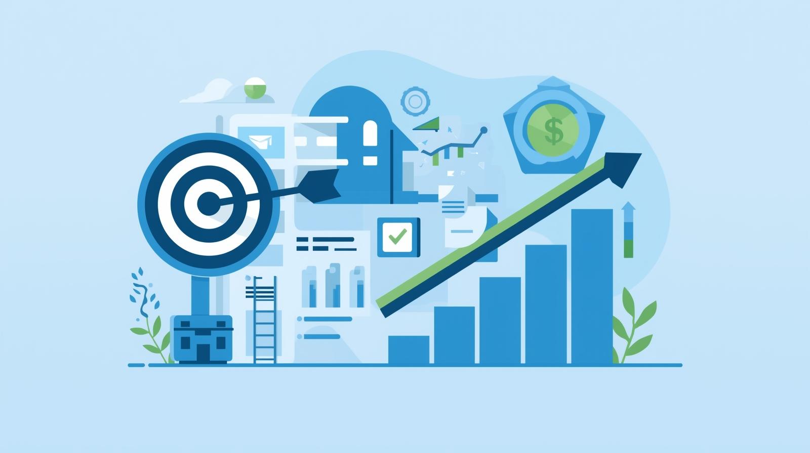 Definição de metas financeiras em 2026 com planejamento e organização