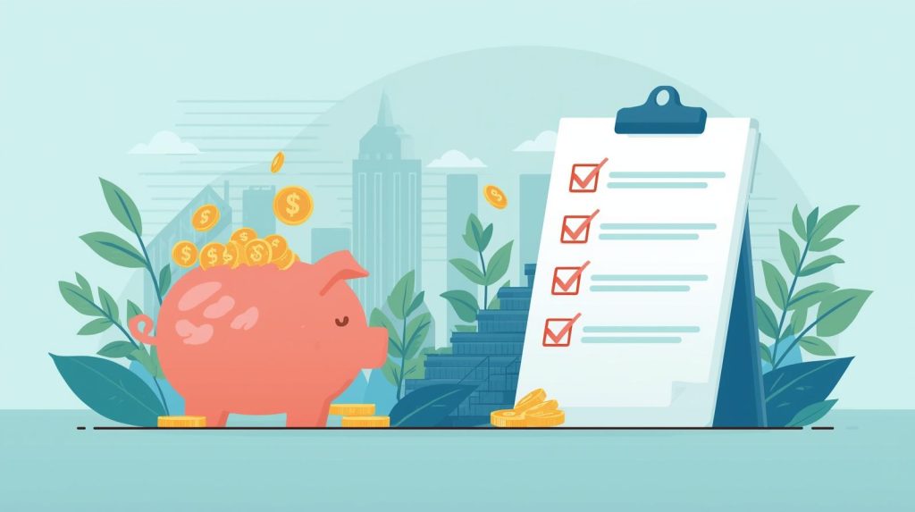 Hábito de economizar dinheiro em 2026 com organização financeira