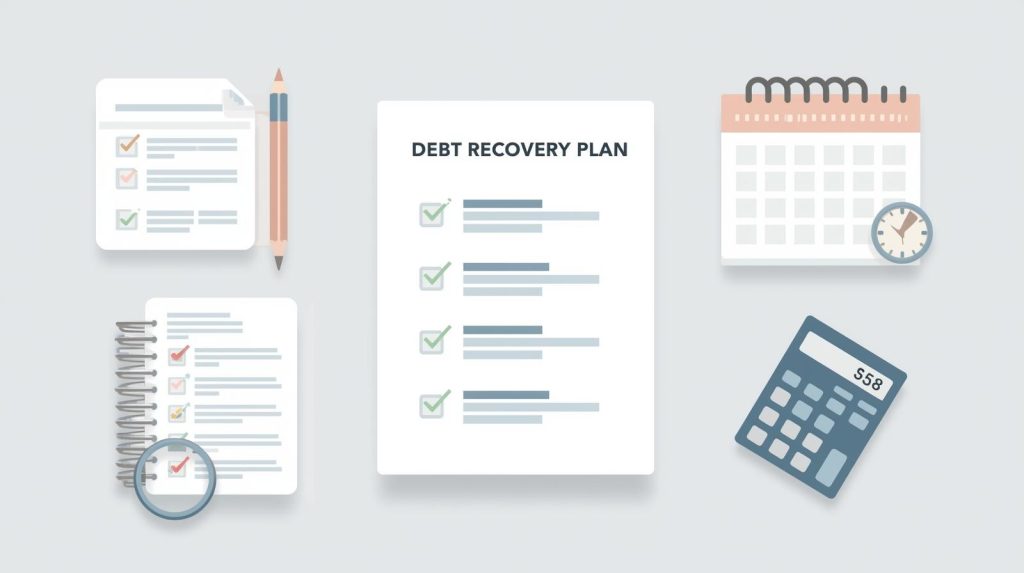 Pessoa organizando finanças para sair do vermelho em 2026 com planejamento financeiro