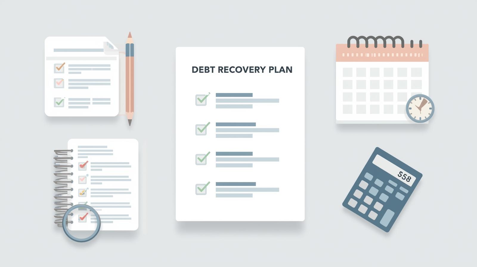 Pessoa organizando finanças para sair do vermelho em 2026 com planejamento financeiro