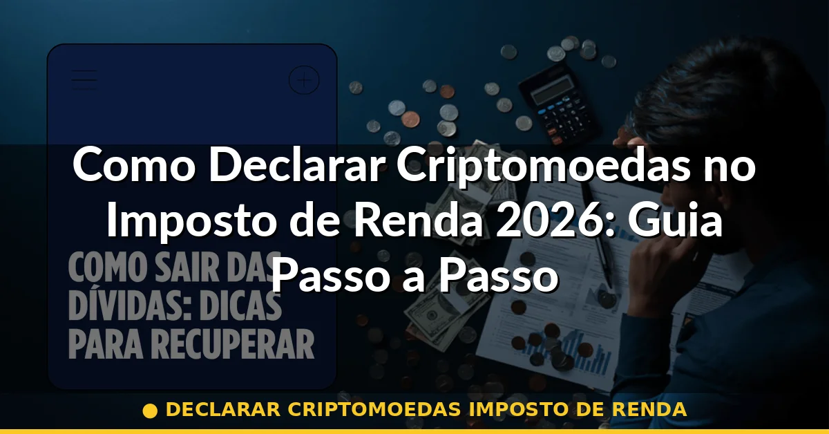 declarar criptomoedas imposto de renda — Guia completo 2026
