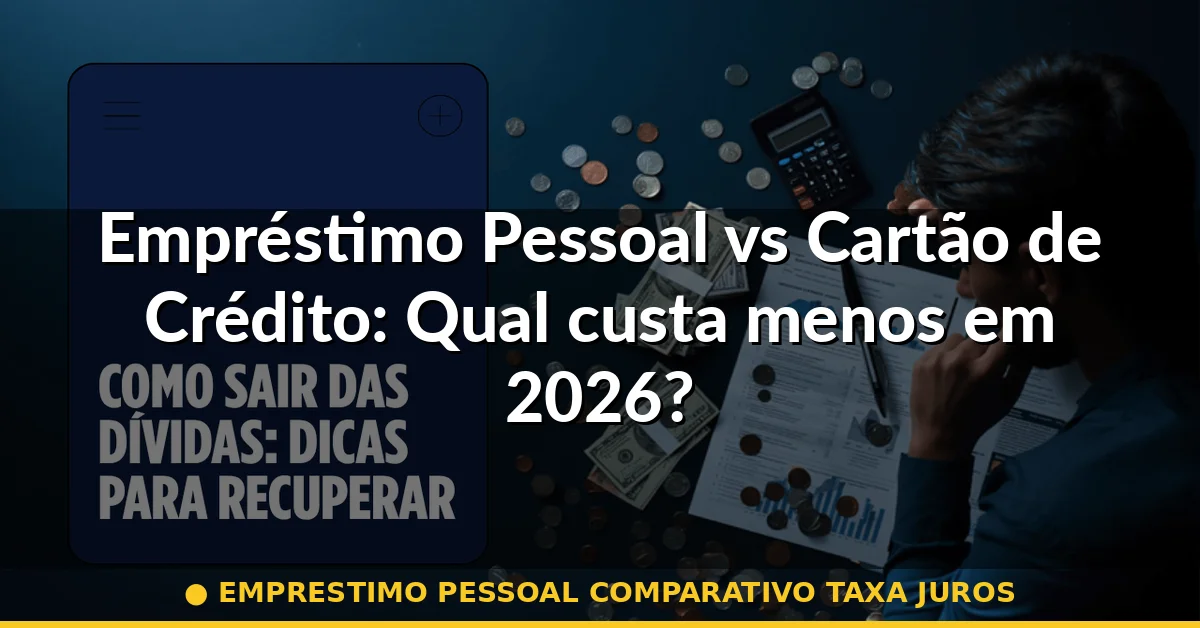 emprestimo pessoal comparativo taxa juros — Guia completo 2026