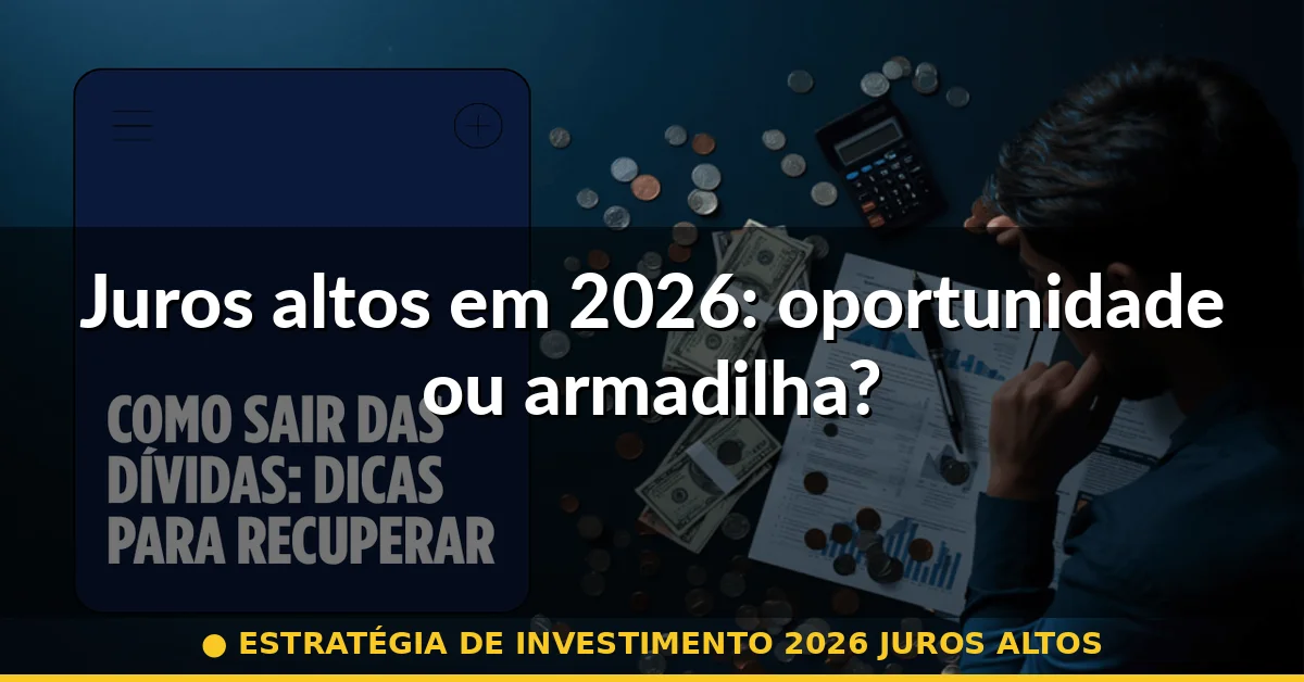 Juros altos em 2026: oportunidade ou armadilha? — estratégia de investimento 2026 juros altos