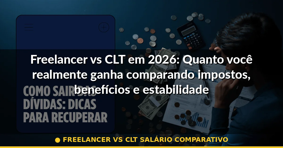 freelancer vs clt salário comparativo — Guia completo 2026