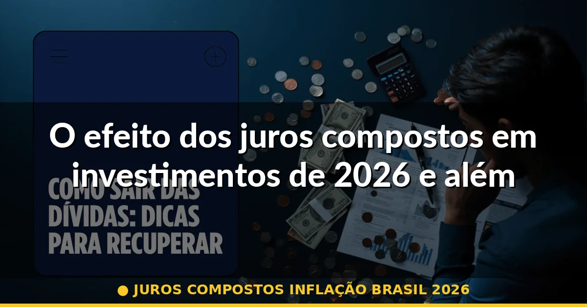 O efeito dos juros compostos em investimentos de 2026 e além — juros compostos inflação brasil 2026
