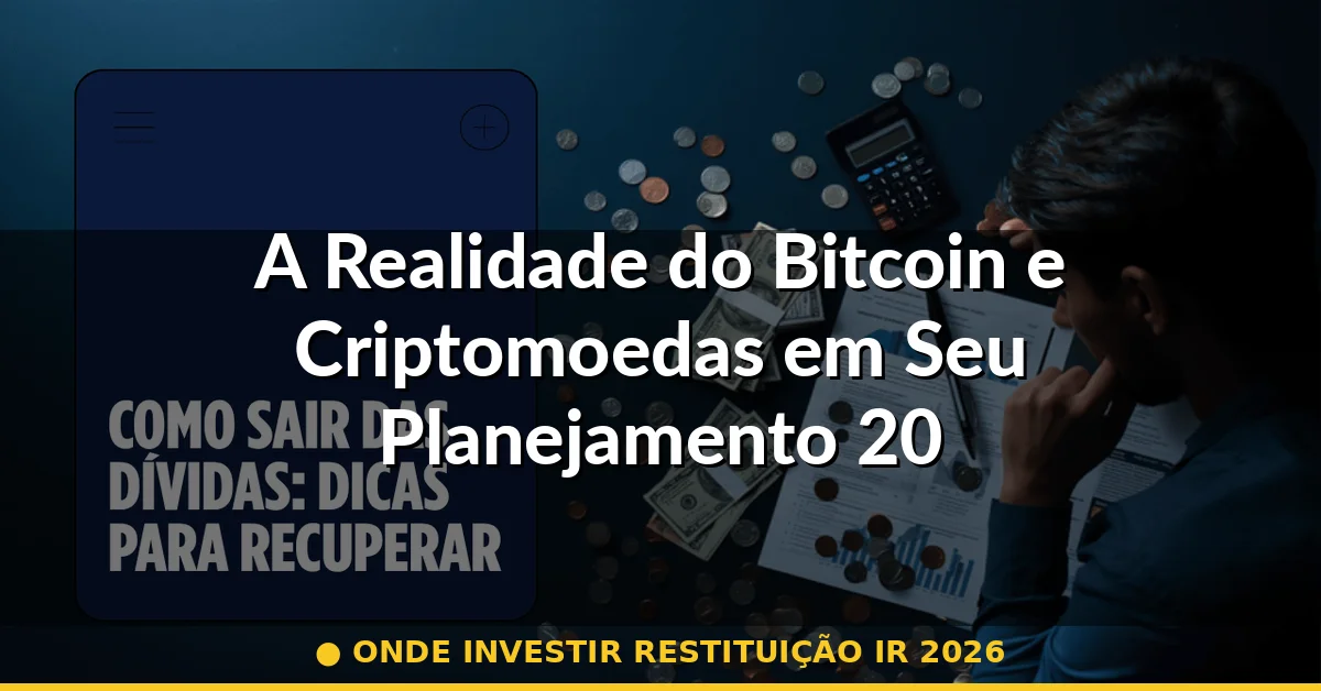 A Realidade do Bitcoin e Criptomoedas em Seu Planejamento 2026 — onde investir restituição ir 2026