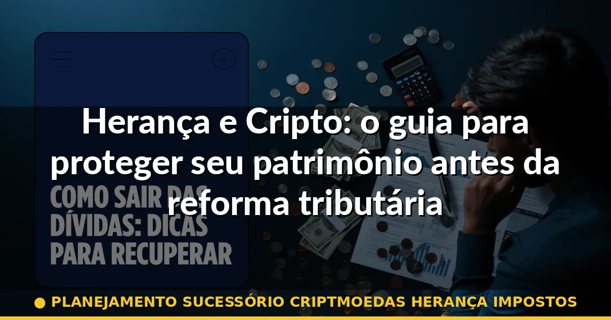 planejamento sucessório criptmoedas herança impostos — Guia completo 2026