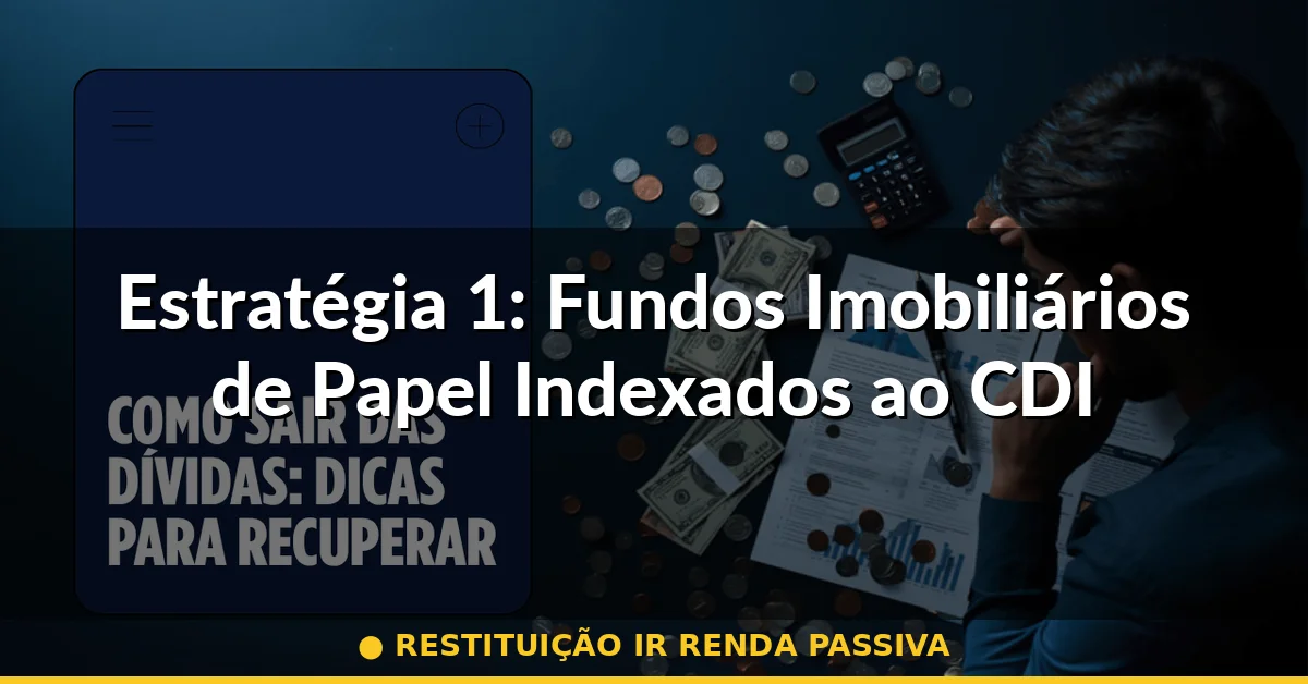 Estratégia 1: Fundos Imobiliários de Papel Indexados ao CDI — restituição ir renda passiva