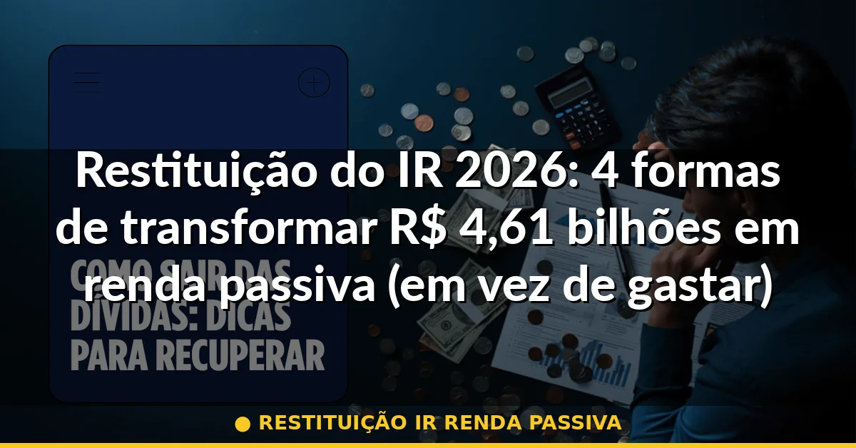 restituição ir renda passiva — Guia completo 2026