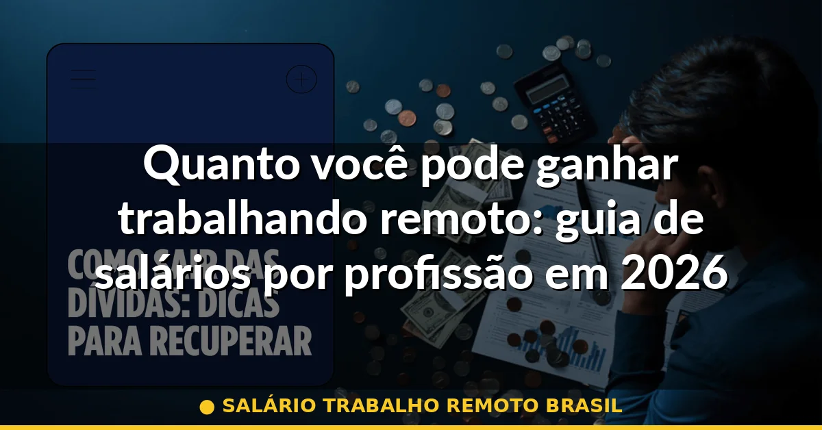 salário trabalho remoto brasil — Guia completo 2026
