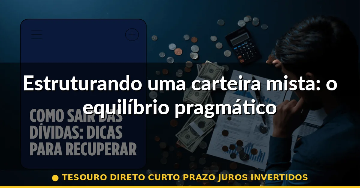 Estruturando uma carteira mista: o equilíbrio pragmático — tesouro direto curto prazo juros invertidos