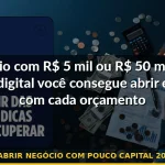 abrir negócio com pouco capital 2026 — Guia completo 2026