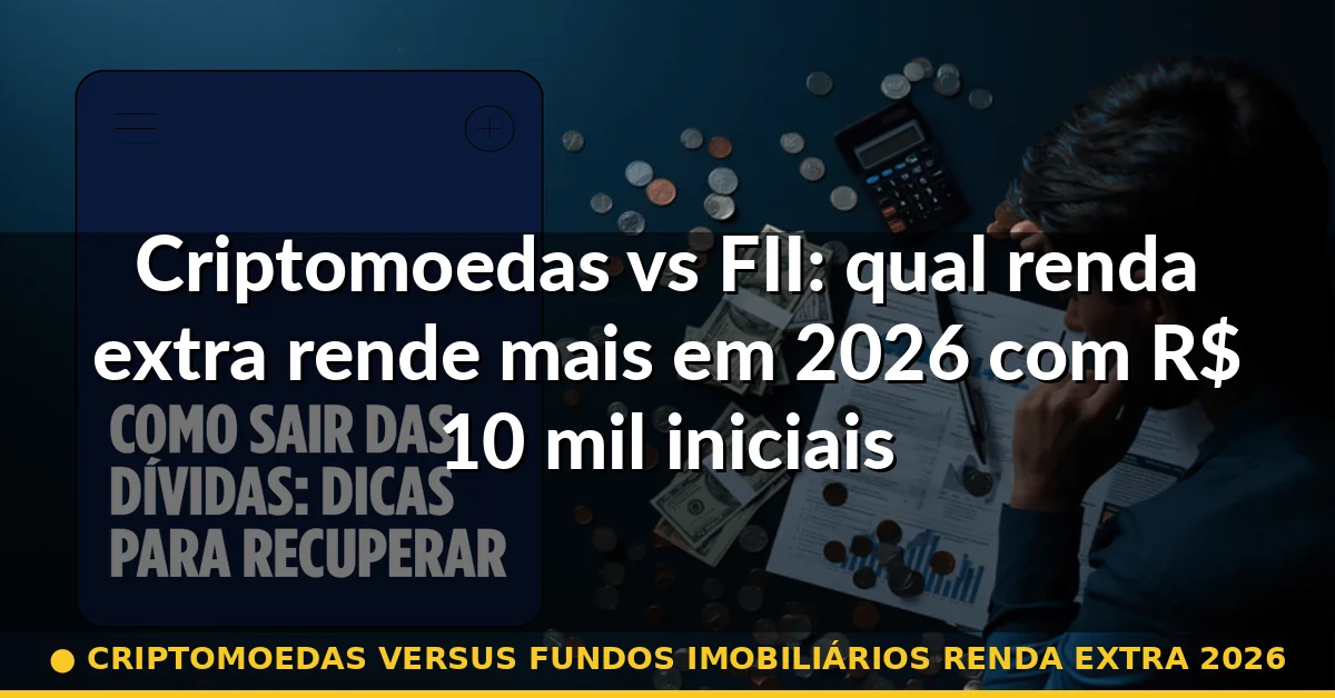 criptomoedas versus fundos imobiliários renda extra 2026 — Guia completo 2026