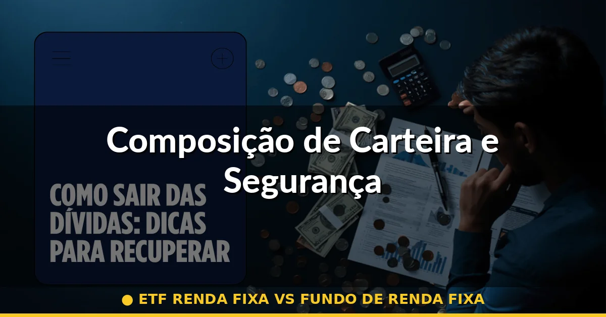 Composição de Carteira e Segurança — etf renda fixa vs fundo de renda fixa