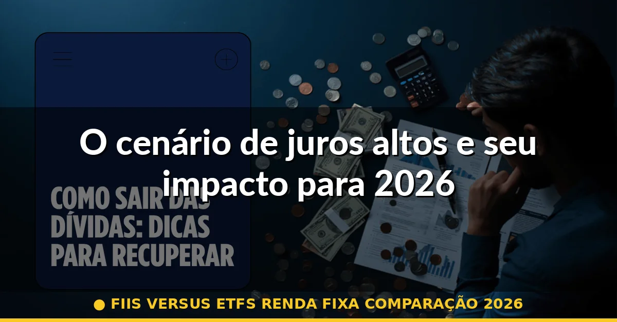 O cenário de juros altos e seu impacto para 2026 — fiis versus etfs renda fixa comparação 2026