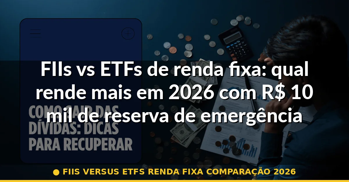 fiis versus etfs renda fixa comparação 2026 — Guia completo 2026