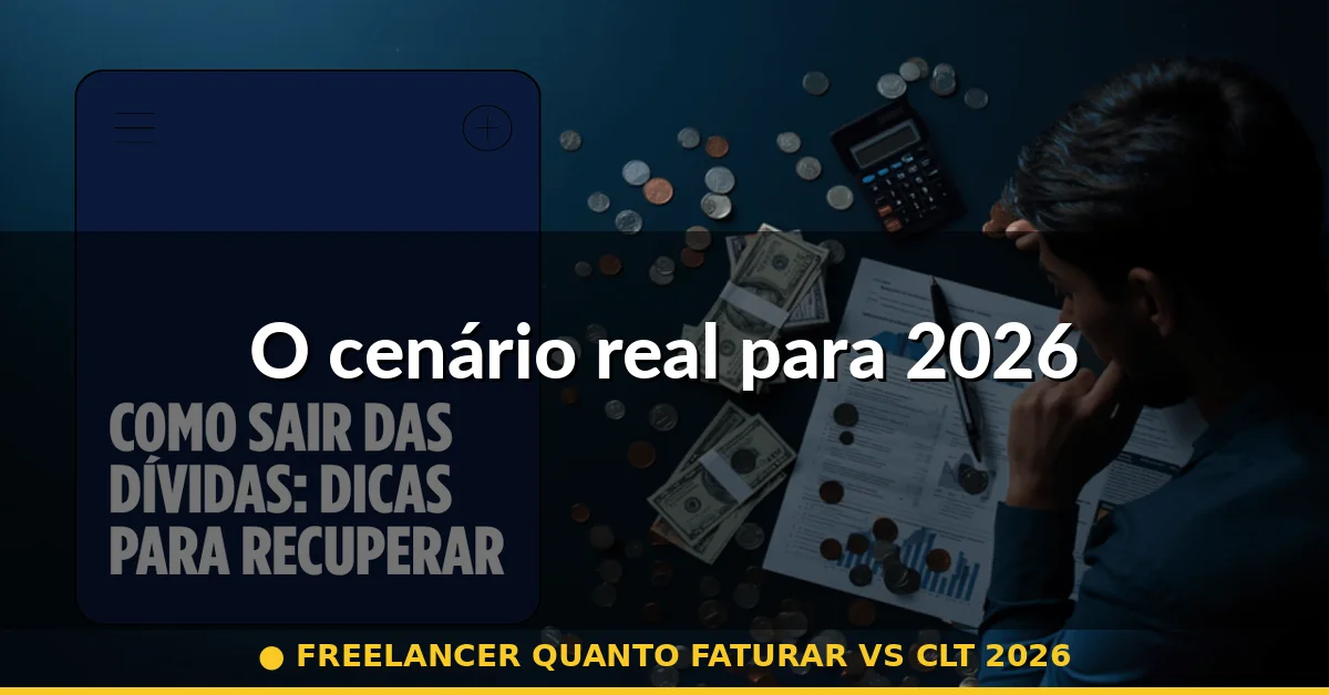 O cenário real para 2026 — freelancer quanto faturar vs clt 2026