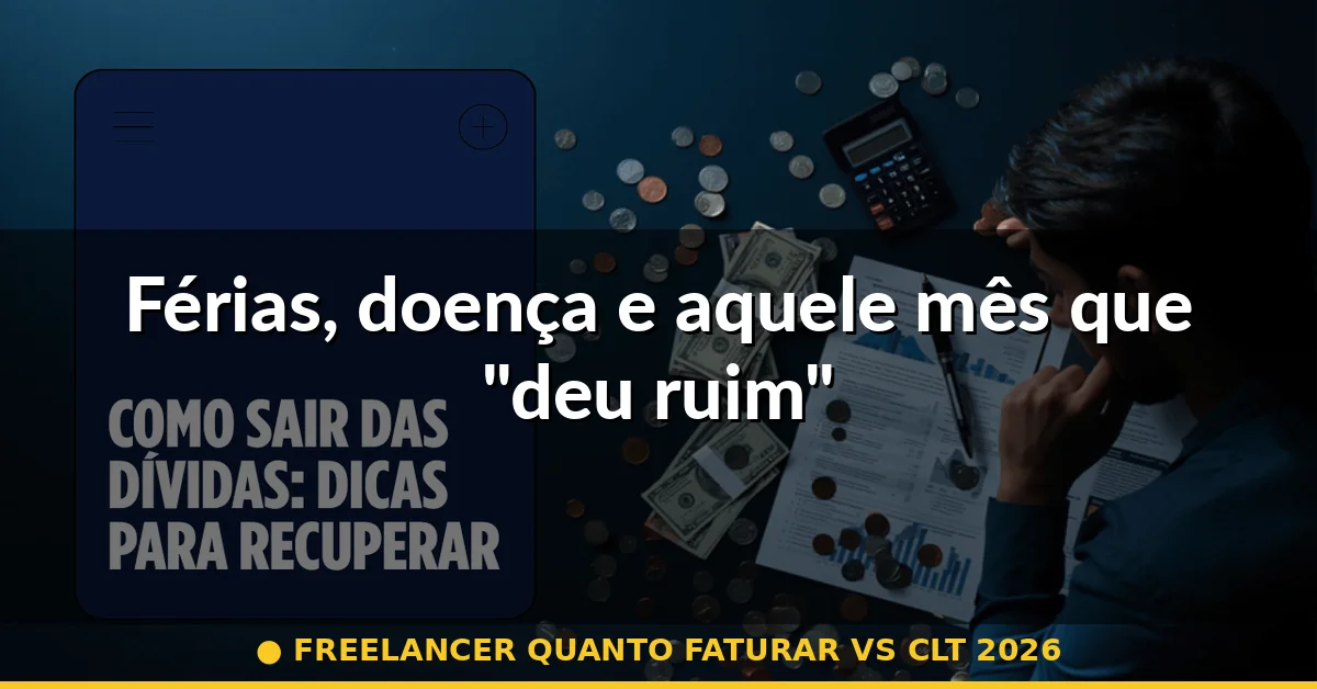 Férias, doença e aquele mês que 