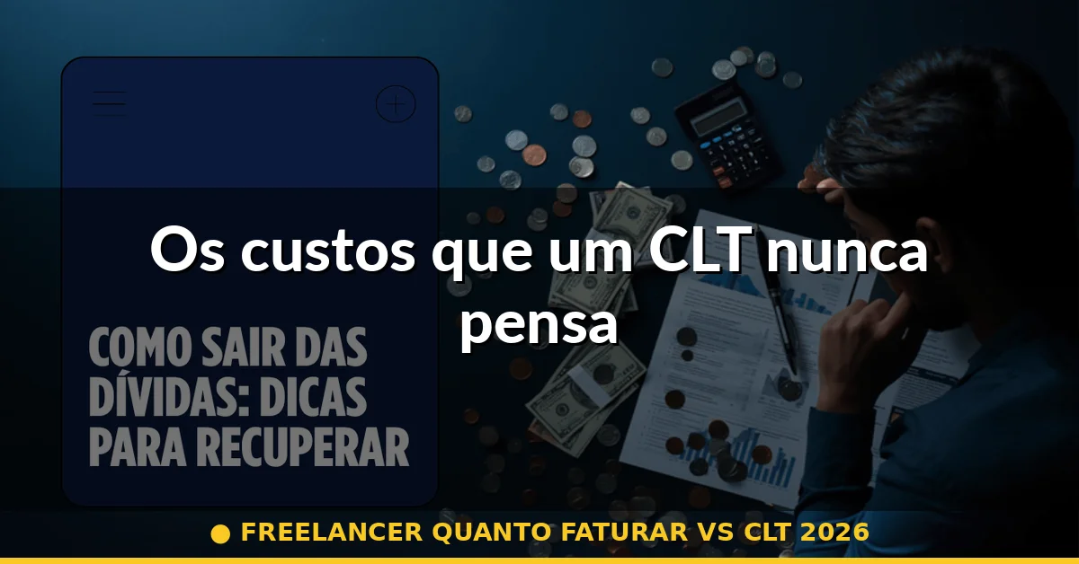 Os custos que um CLT nunca pensa — freelancer quanto faturar vs clt 2026