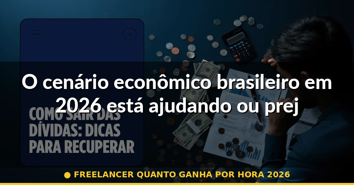 O cenário econômico brasileiro em 2026 está ajudando ou prejudicando? — freelancer quanto ganha por hora 2026