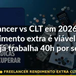 freelancer rendimento extra clt — Guia completo 2026