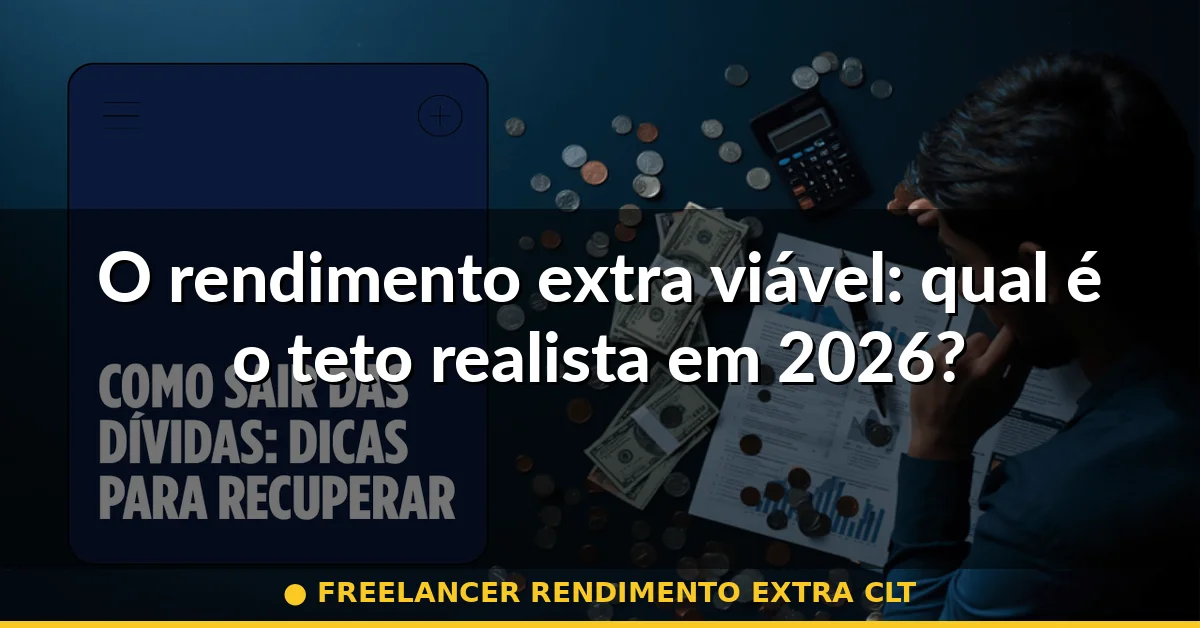 O rendimento extra viável: qual é o teto realista em 2026? — freelancer rendimento extra clt