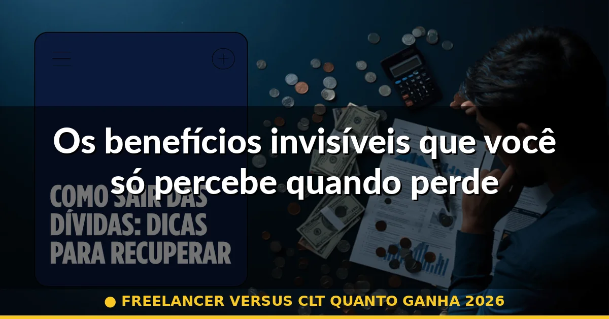 Os benefícios invisíveis que você só percebe quando perde — freelancer versus clt quanto ganha 2026