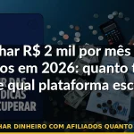 ganhar dinheiro com afiliados quanto tempo — Guia completo 2026