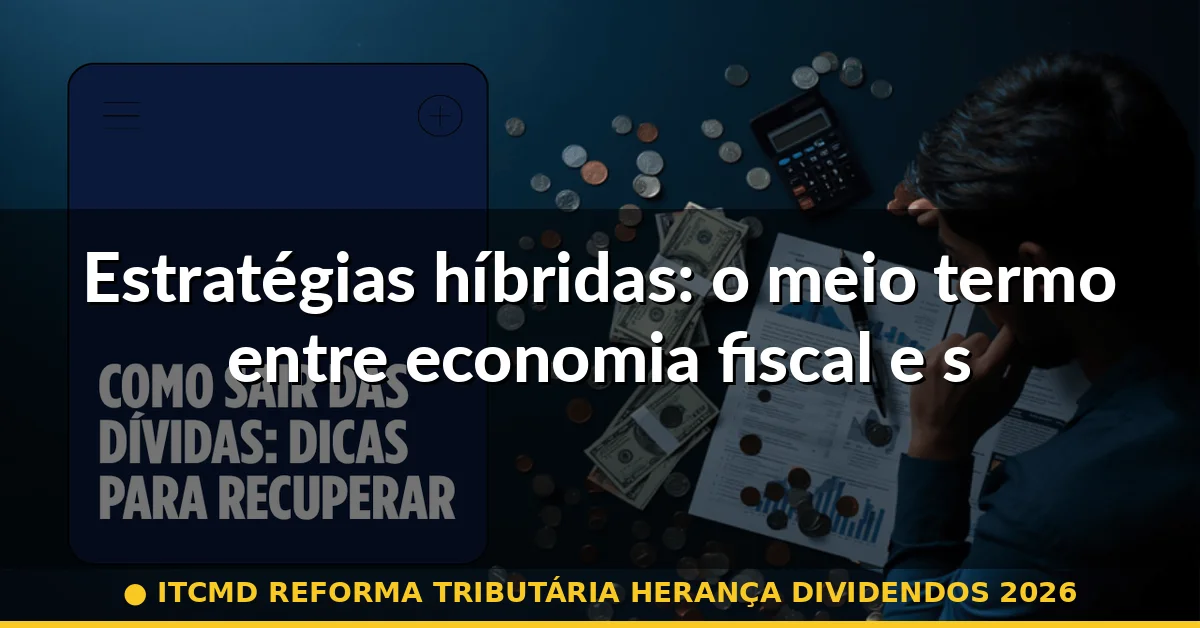 Estratégias híbridas: o meio termo entre economia fiscal e segurança financeira — itcmd reforma tributária herança dividendos 2026